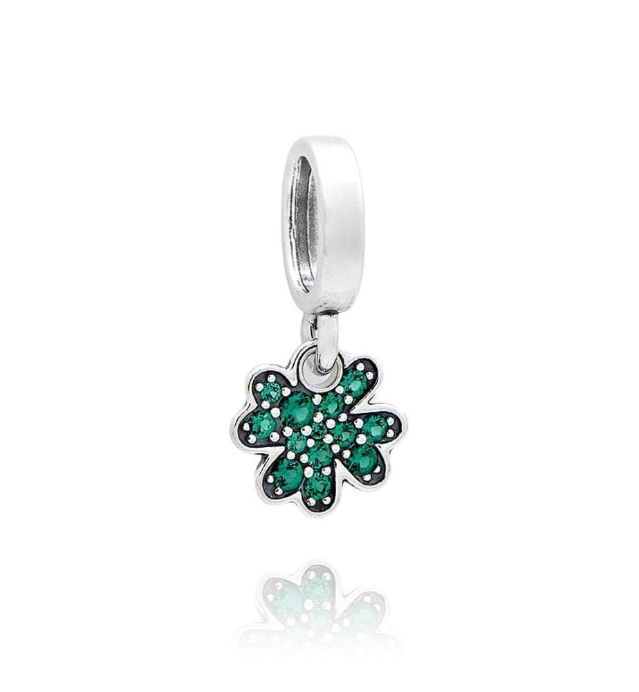 Charm Pendant Trèfle à Quatre Feuilles - Argent 925/1000e