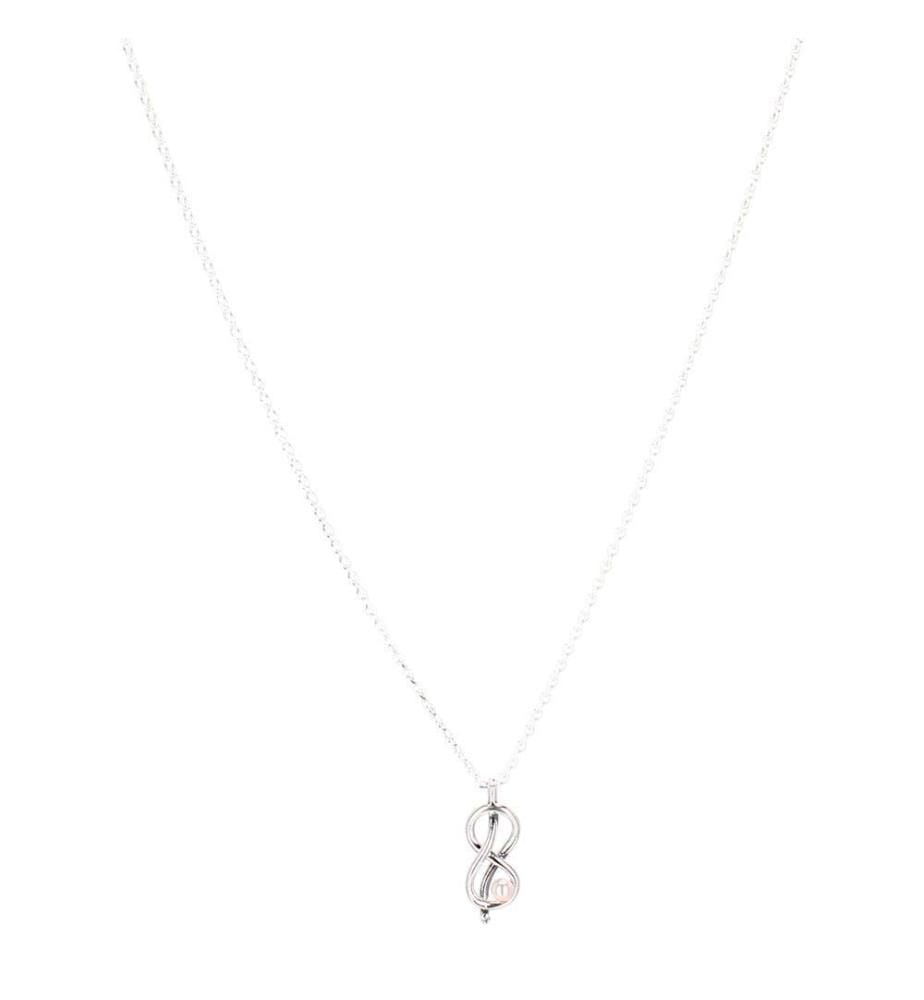 Collier Nud de linfini  Argent massif
