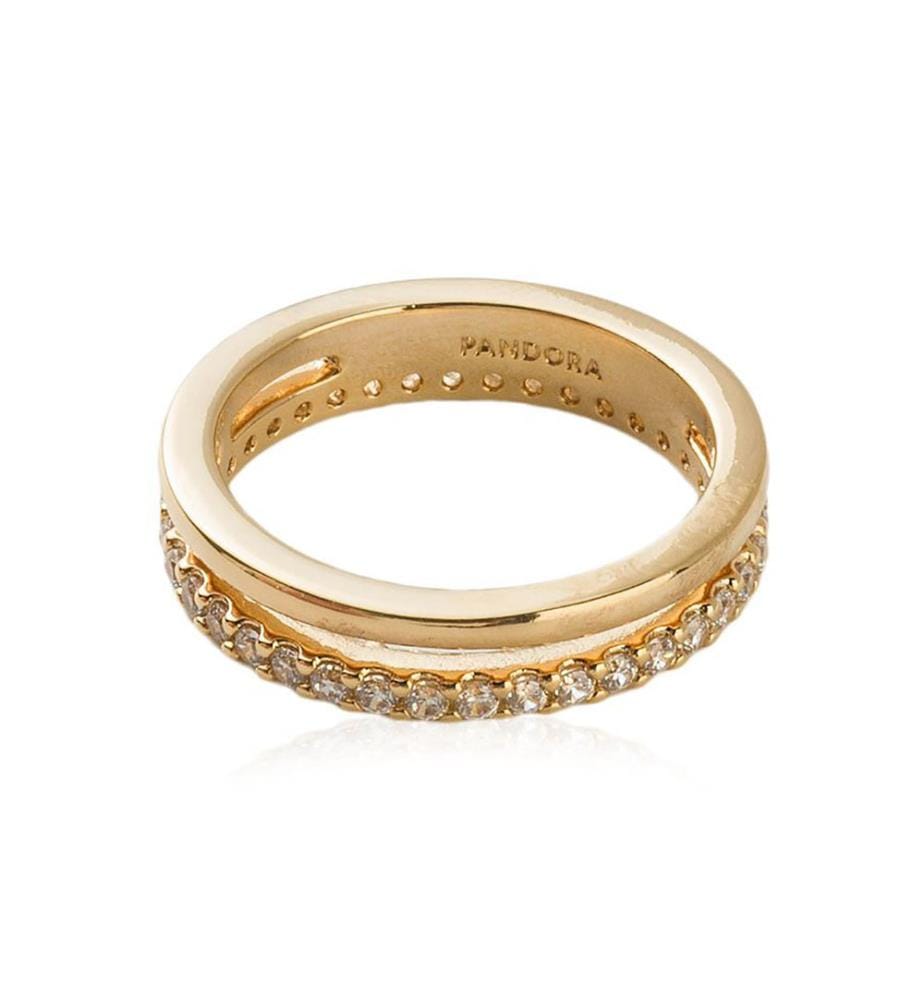 Bague Double Anneau - Gold