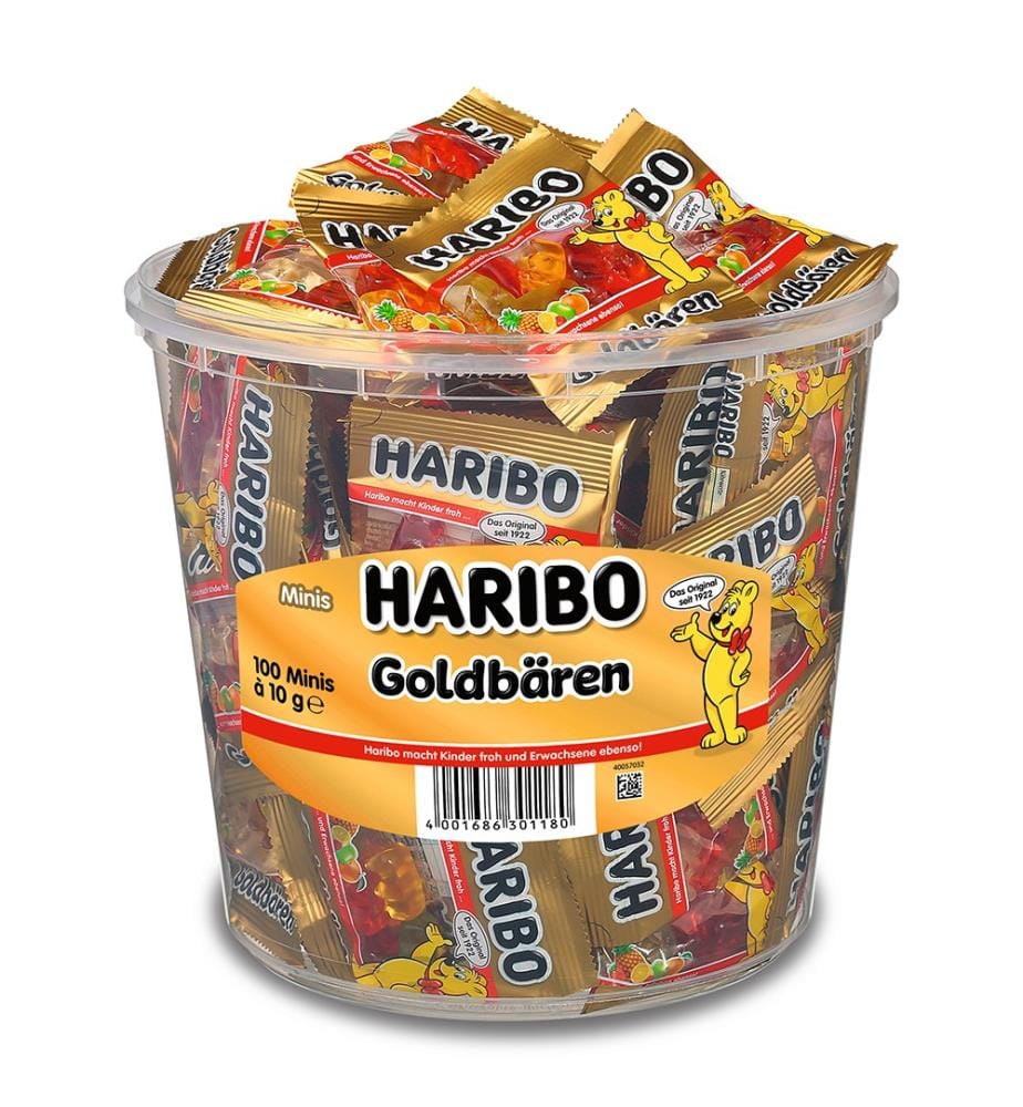 100x Ourson D'Or Boîte Sac - 10 g