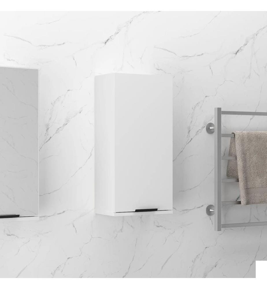Armoire de salle de bain murale Blanc 32x20x67 cm