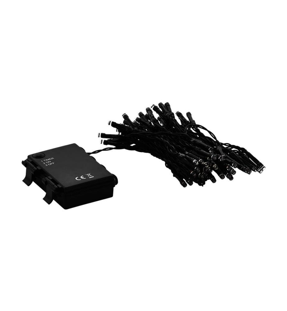 Guirlande Lumineuse Solaire LED 0,064 W- Noir