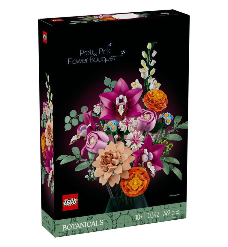 LEGO® 10342 - Le joli bouquet de fleurs roses