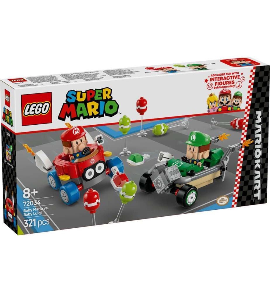 LEGO® 72034 - Mario Kart  Bébé Mario contre Bébé Luigi