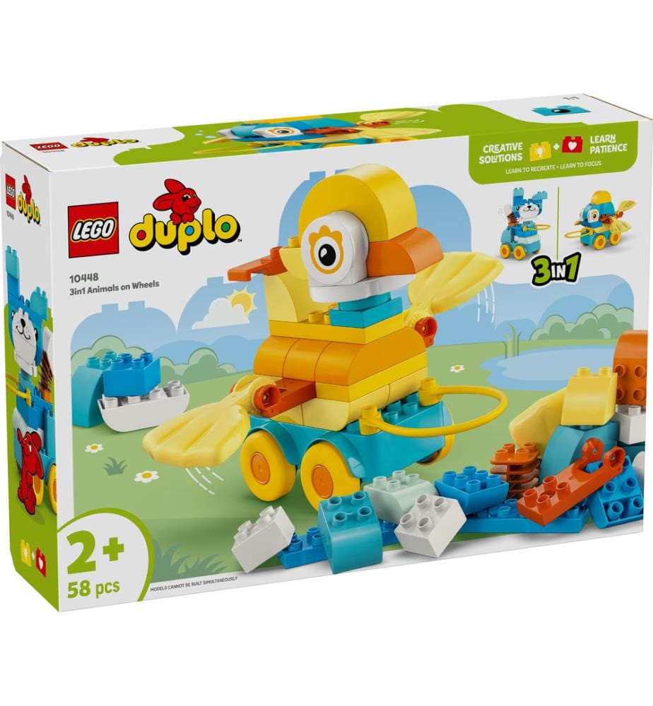 LEGO® 10448 - Animaux sur roues 3-en-1