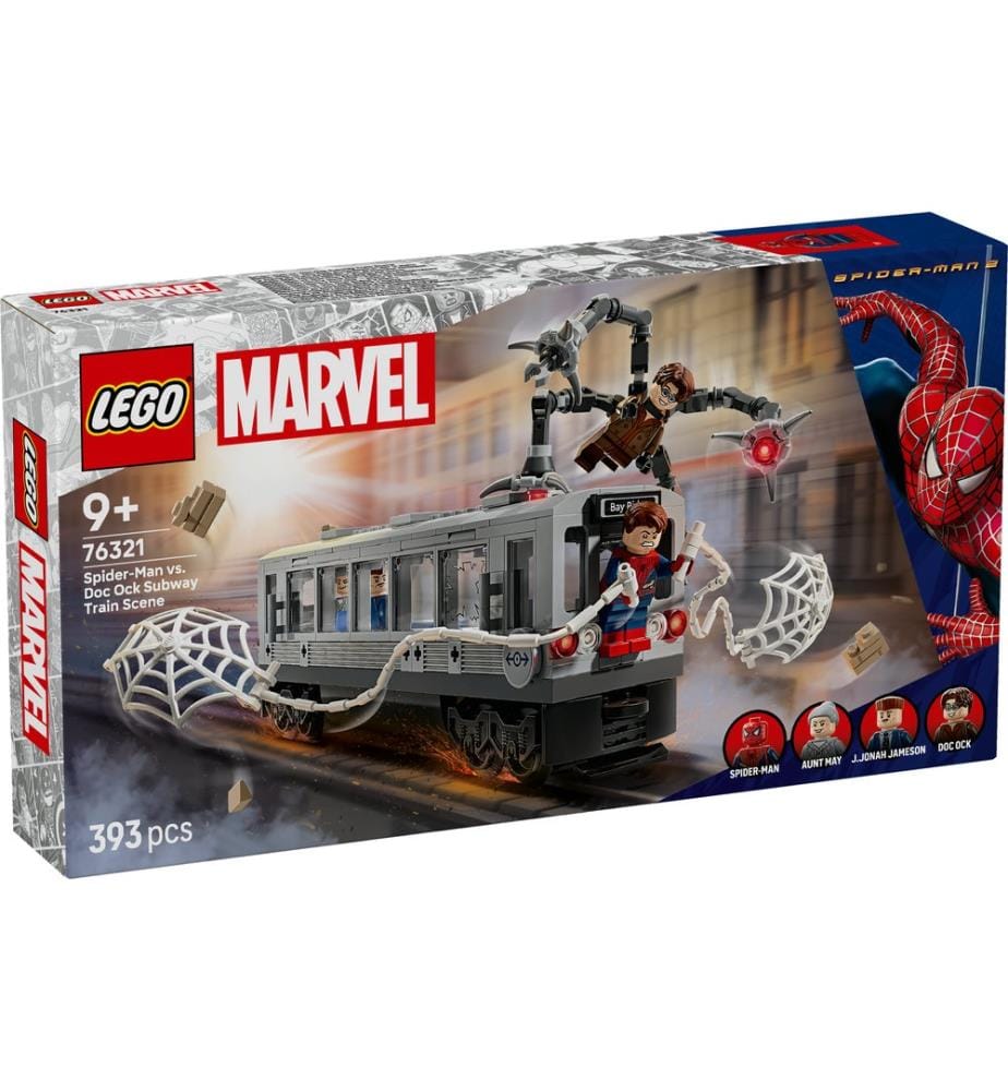 LEGO® 76321 - La scène du train de Spider-Man et Docteur Octopus