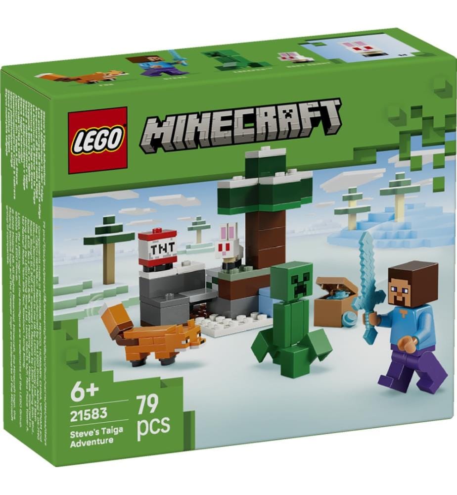 LEGO® 21583 - Les aventures de Steve dans la taïga
