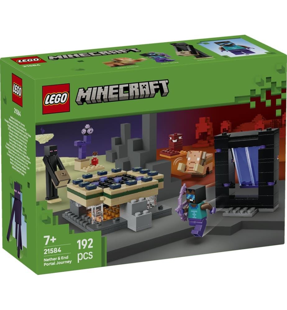 LEGO® 21584 - Voyage à travers les Portails du Nether et de l'Ender