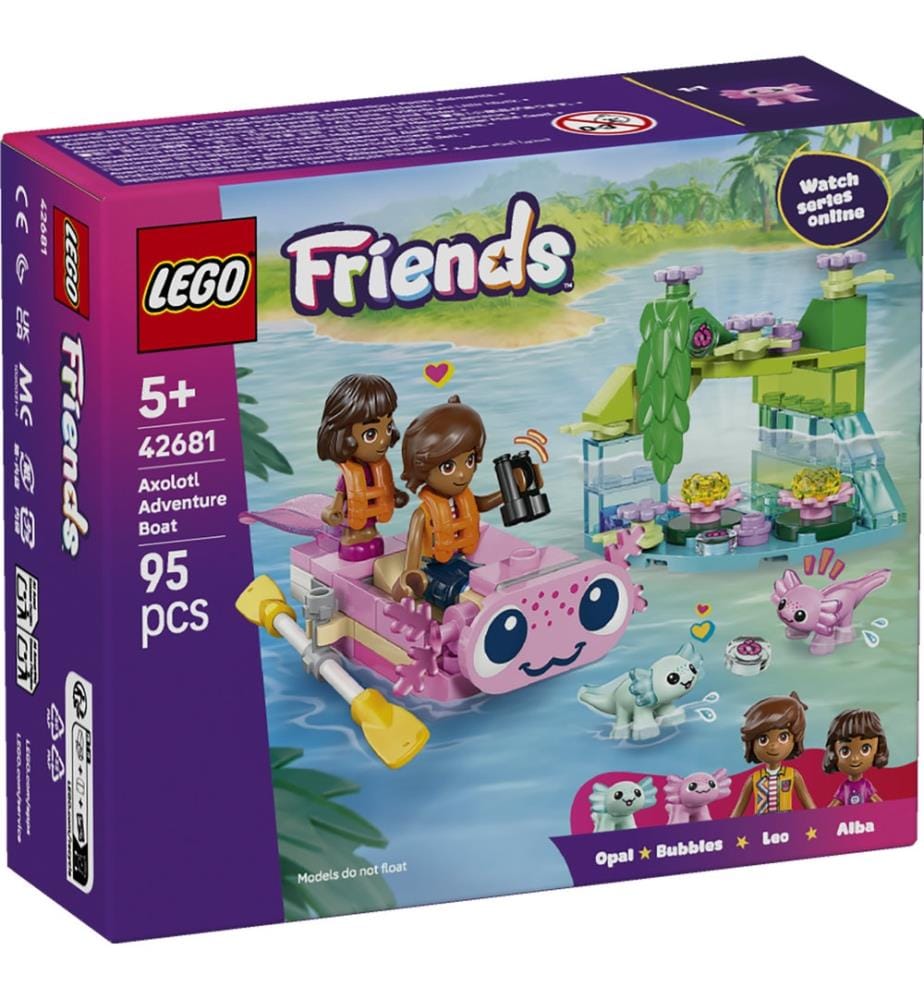 LEGO® 42681 - Le bateau d'aventures axolotl