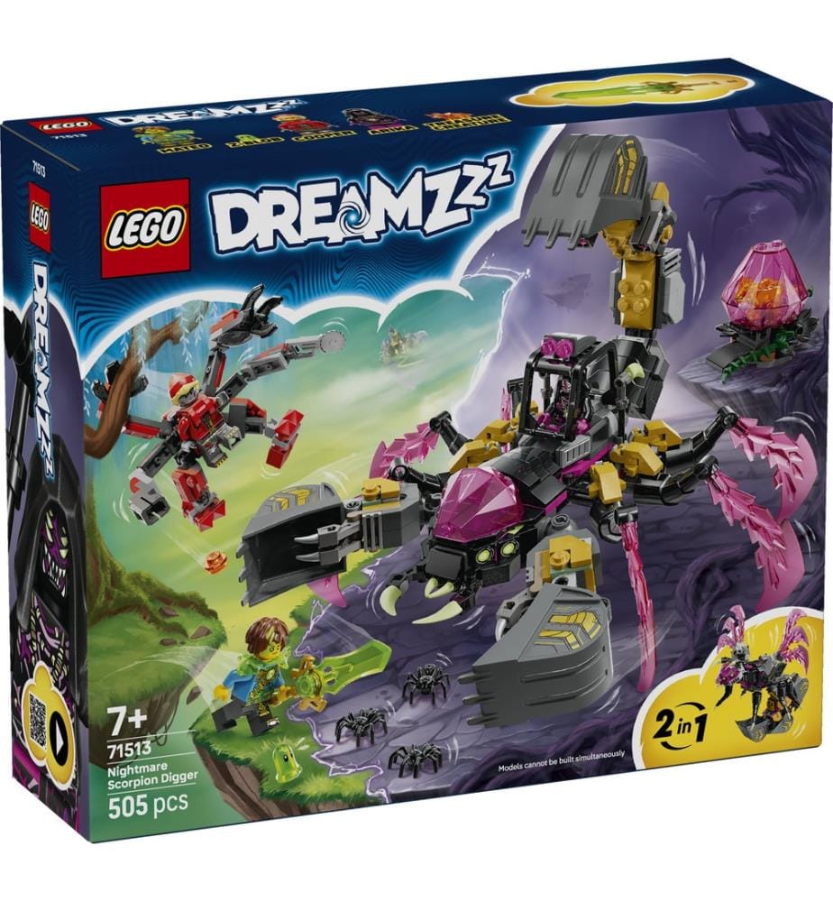 LEGO® 71513 - La pelleteuse scorpion des cauchemars