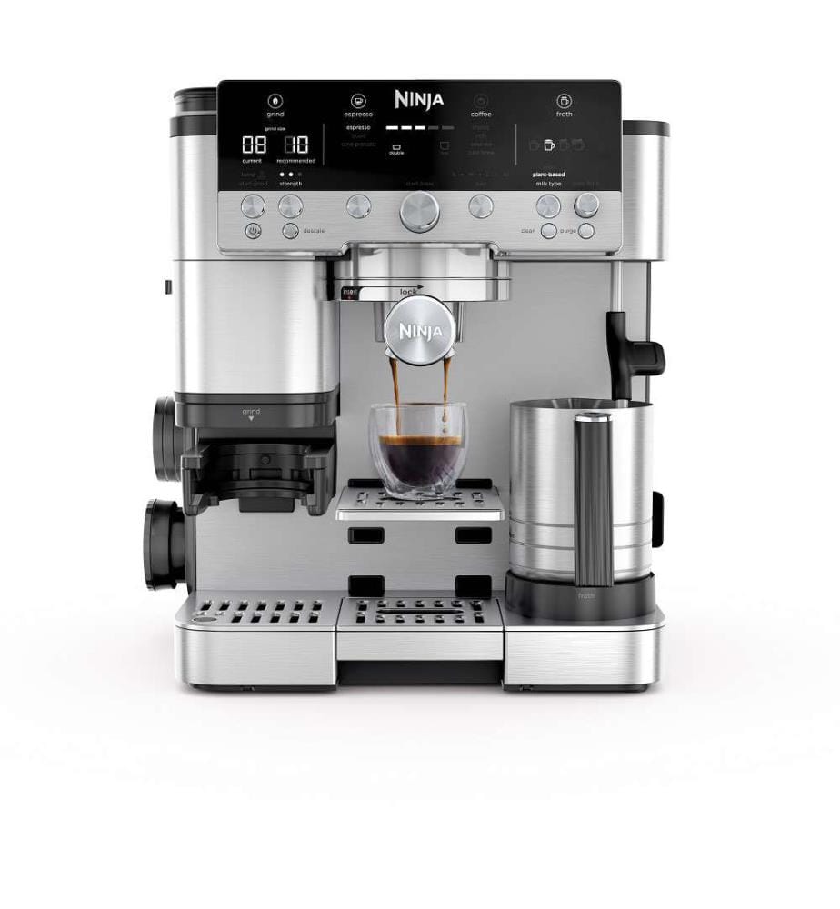 Machine à café ES601CH Luxe Café Premier - Argenté, Noir