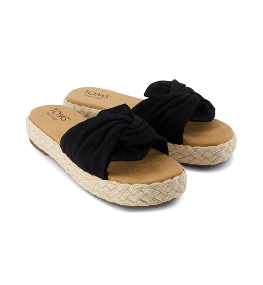 Sandales Abby Slide Plateforme - Noir