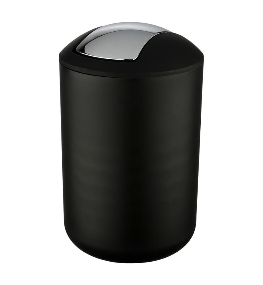 Poubelle à couvercle oscillant Brasil L 6,5 l - Noir
