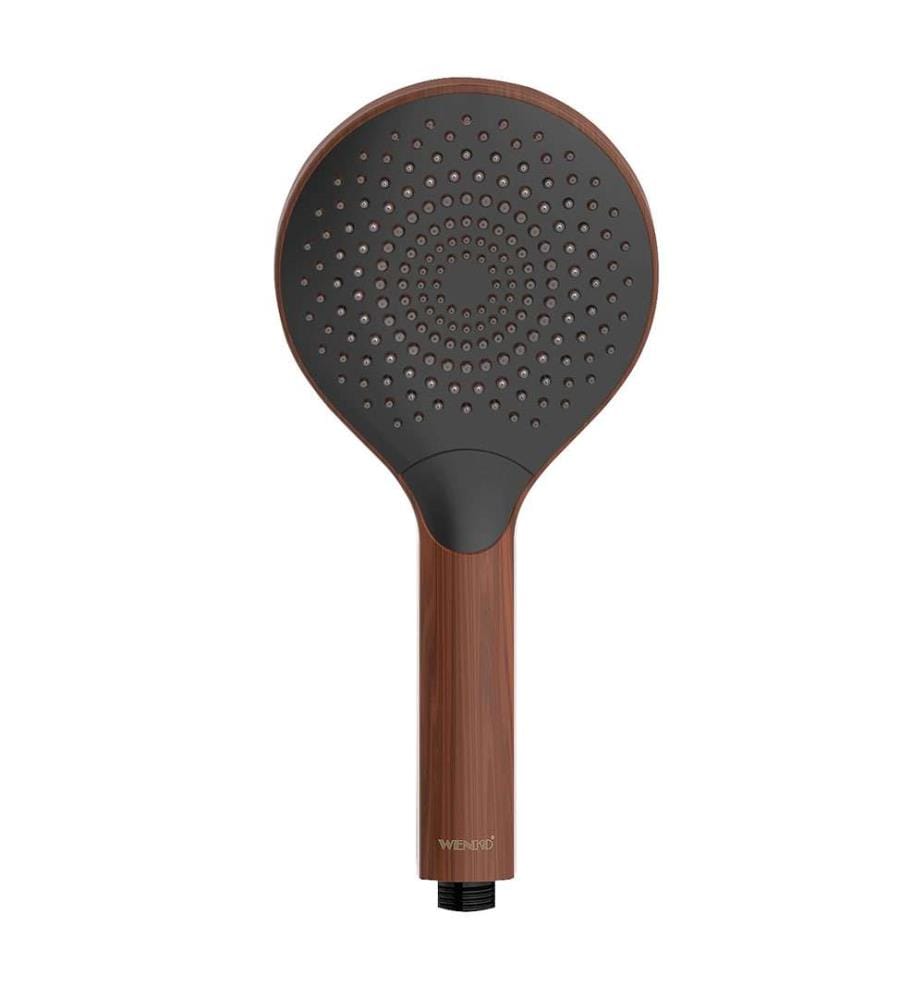 Pommeau de douche Watersaving Wood, Ø 12 cm