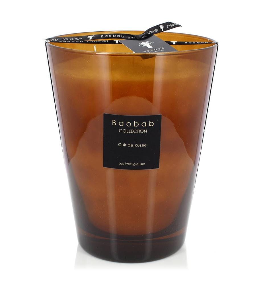 Bougie Parfumée Les Prestigieuses Cuir de Russie - Max 24