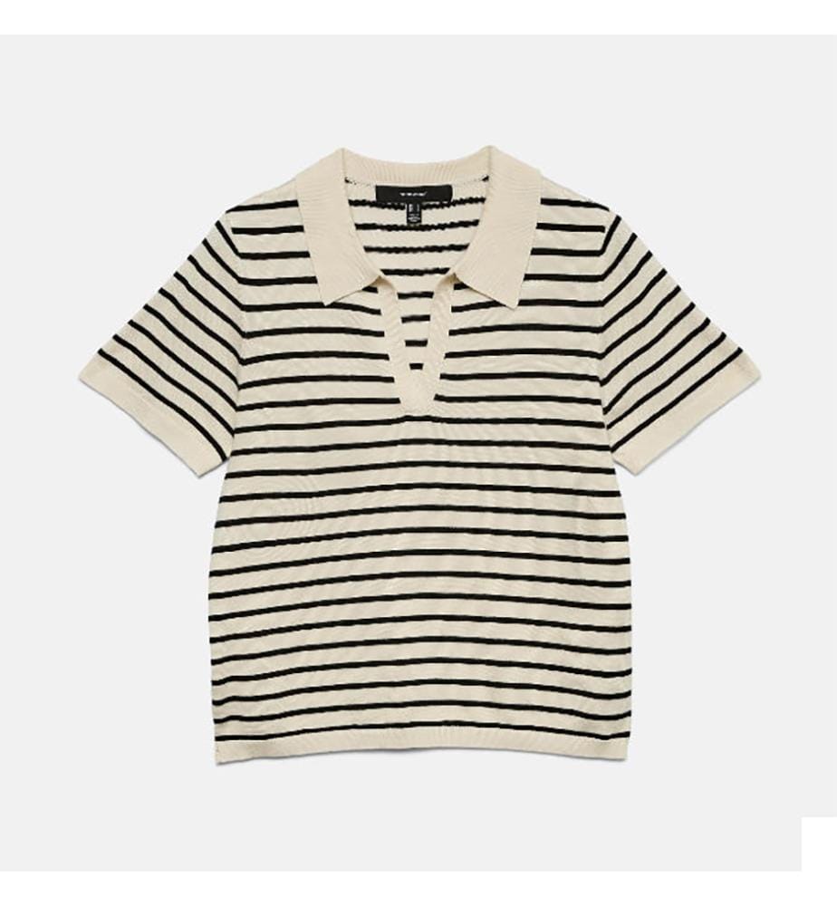 Polo Silje - Birch & Black