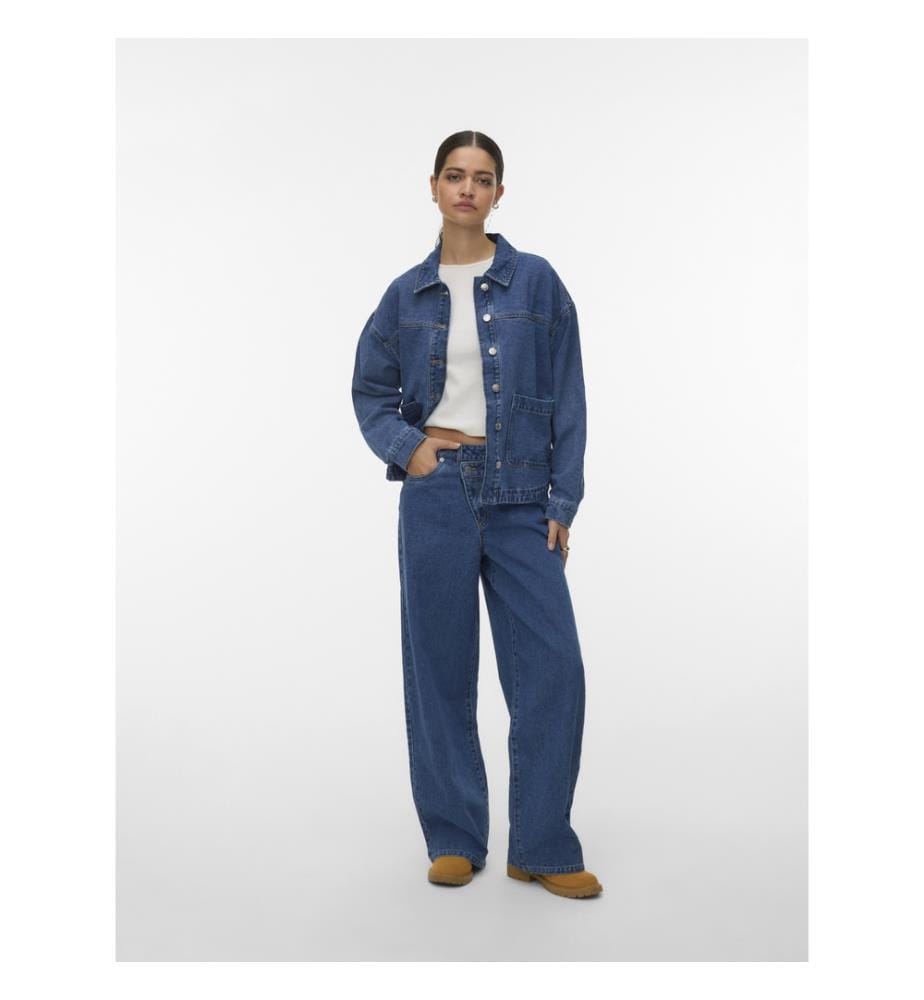 Veste En Jean - Bleu Moyen
