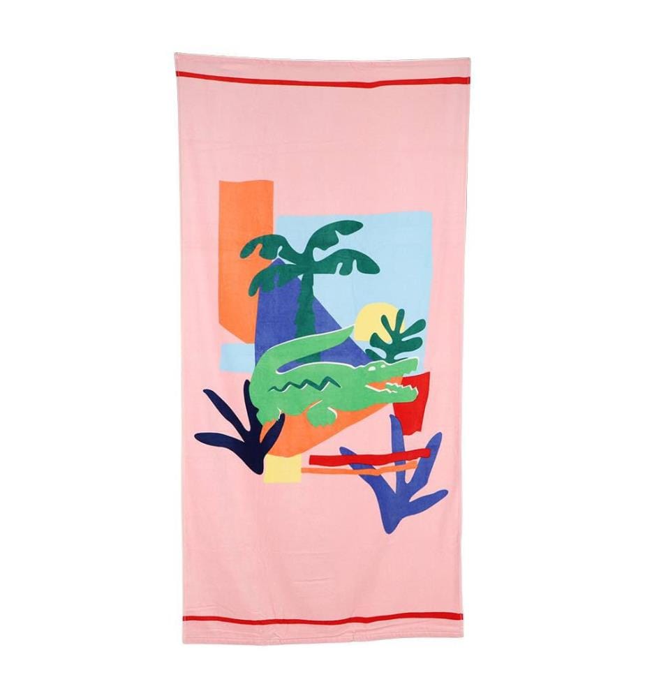 Serviette de Plage 183 x 91 cm - Rose