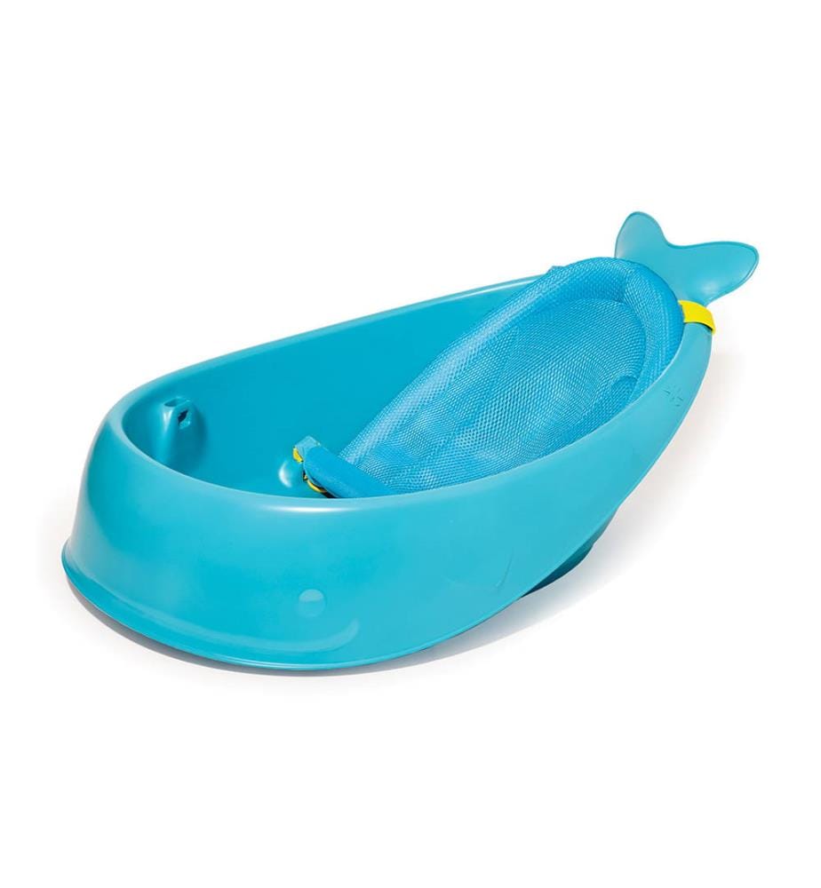 Baignoire avec Siège Bébé 3 Positions - Bleu