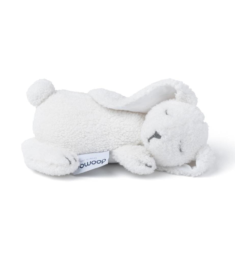 Peluche chauffante Snoogy Bunny blanc