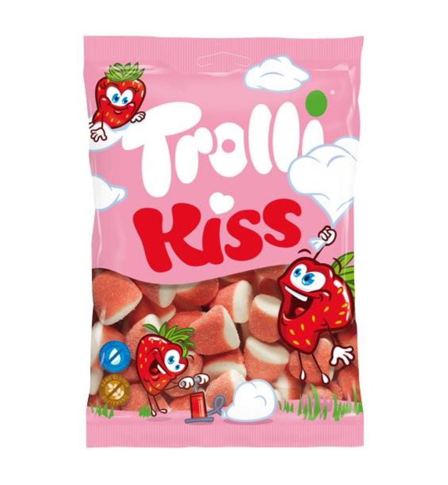 Trolli Kiss Schaumerdbeeren - 3x 200 g