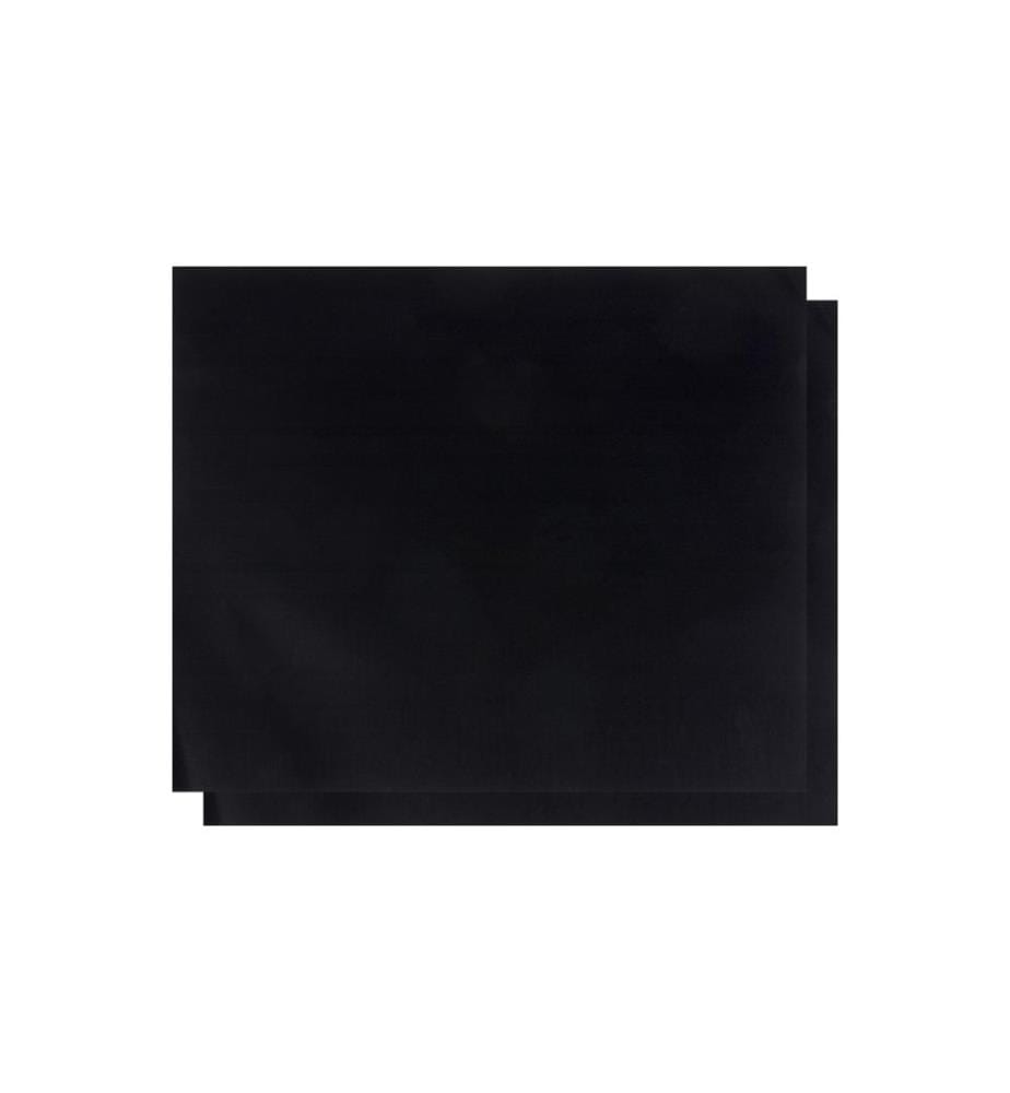 STRUCT - Tapis de barbecue Noir, 2 pièces