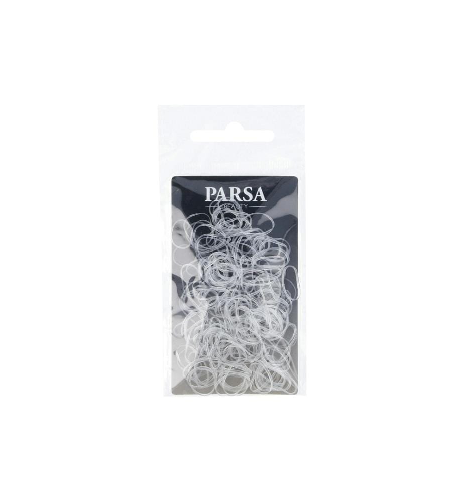 Parsa Beauty - Mini élastiques pour cheveux, transparents 150 pièces
