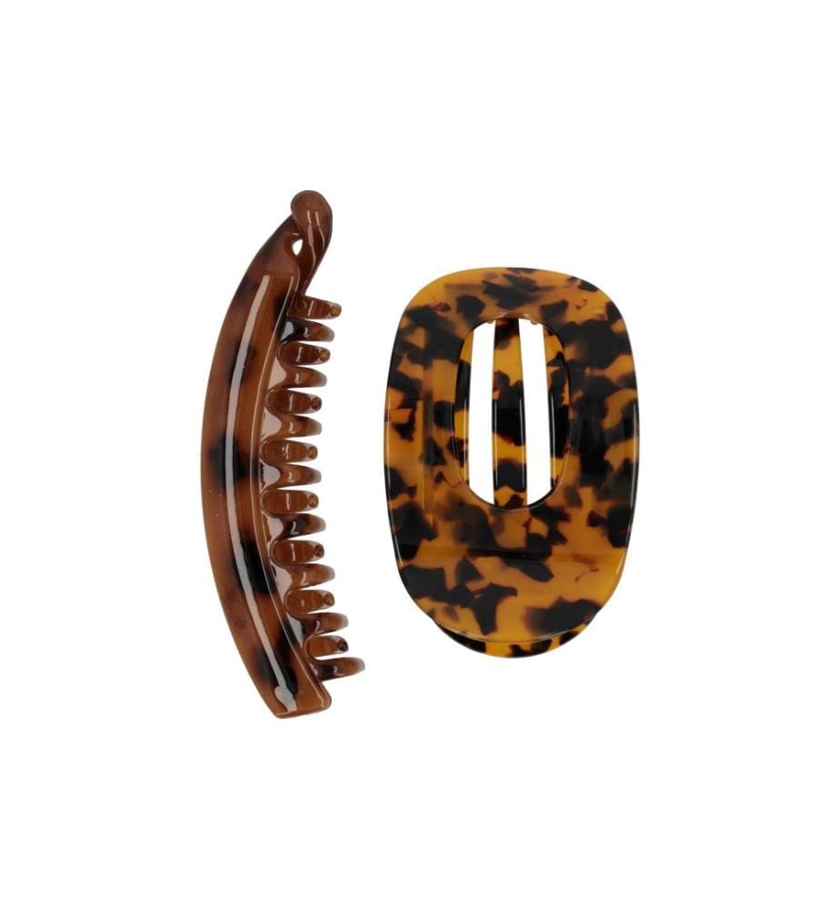 Trisa Accessoires - Kit de pinces à bananes et de pinces plates Marron