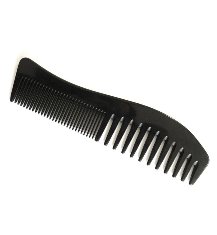 Herba - Brosse à cheveux Peigne de coiffure noir 19 cm