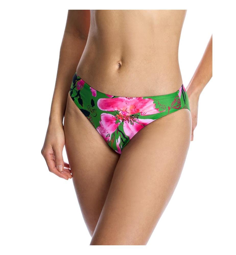 Bas de bikini - Vert-rose