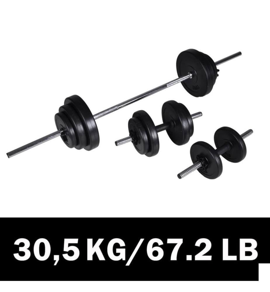 Haltère 2 pcs 30,5 kg