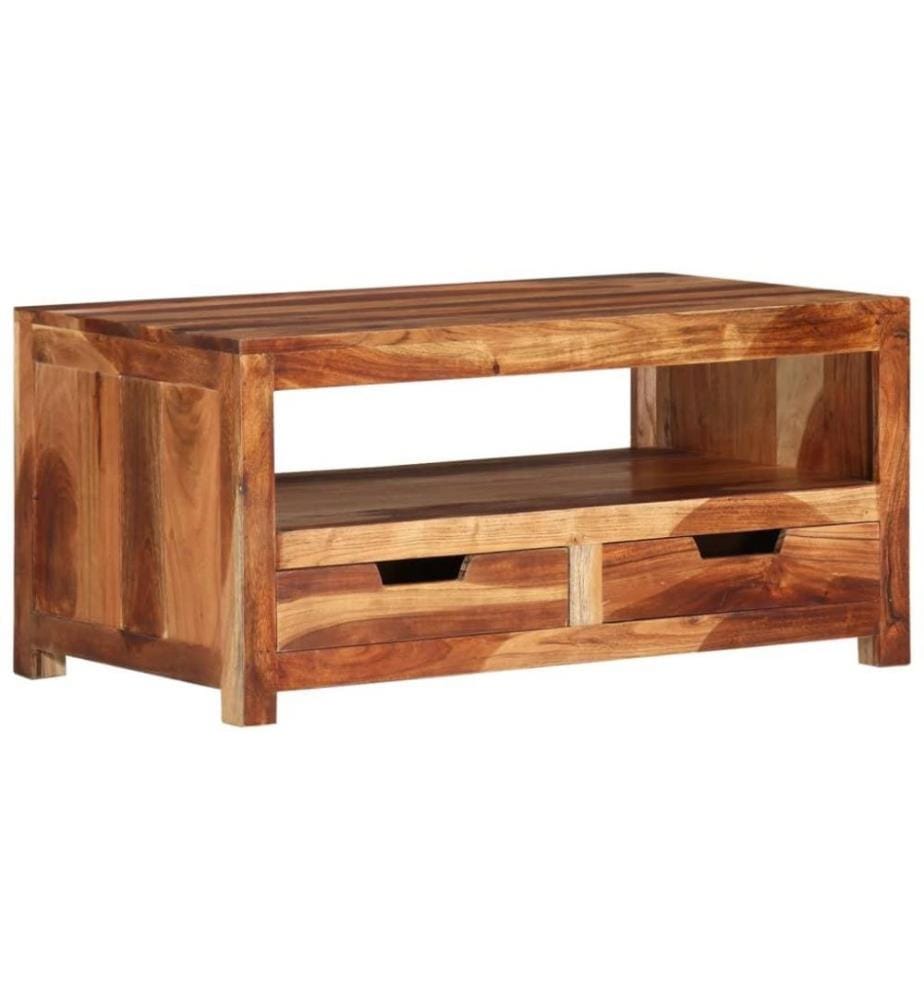 Table basse 84x49x40 cm Bois d'acacia massif