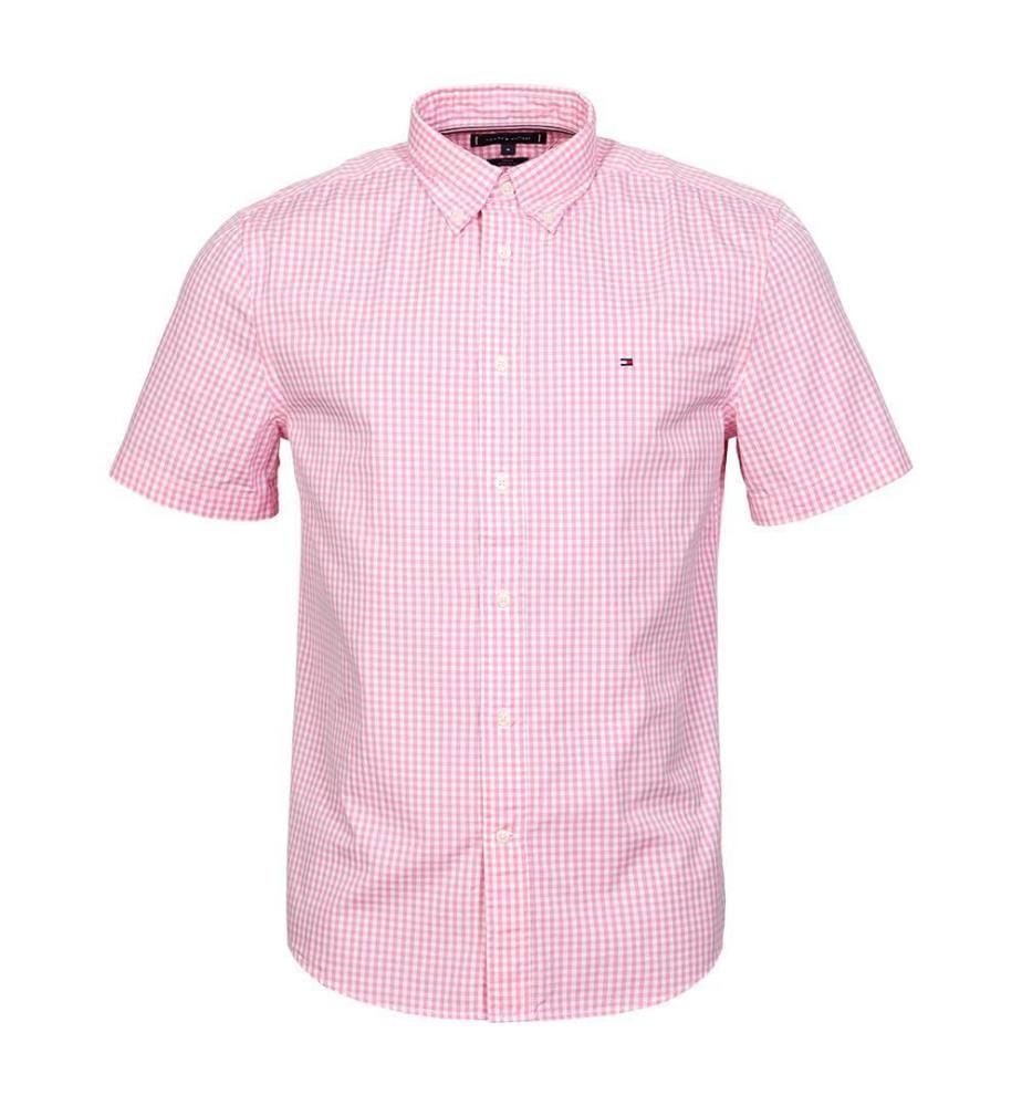 Chemise à carreaux en popeline Flex - Classic Pink / Check