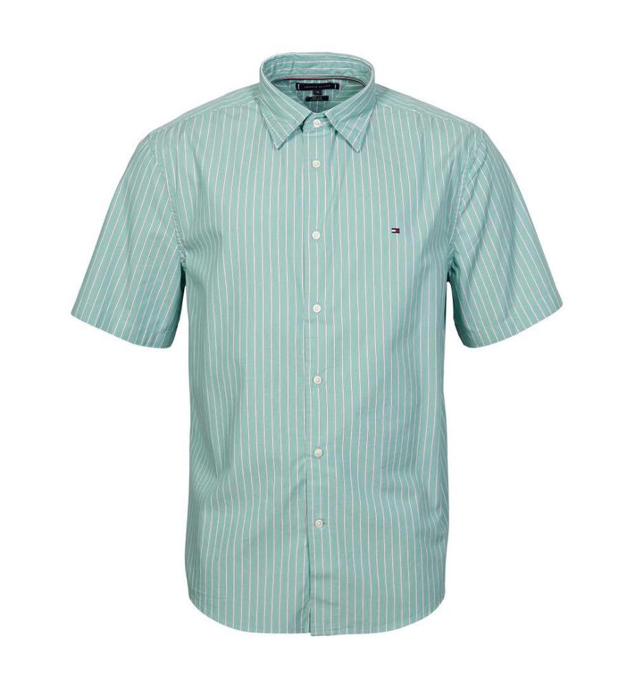 Chemise Flex Poplin Retro Stp - Fort Green / Stripe