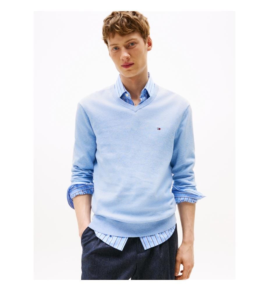 Pull - Bleu Chiné