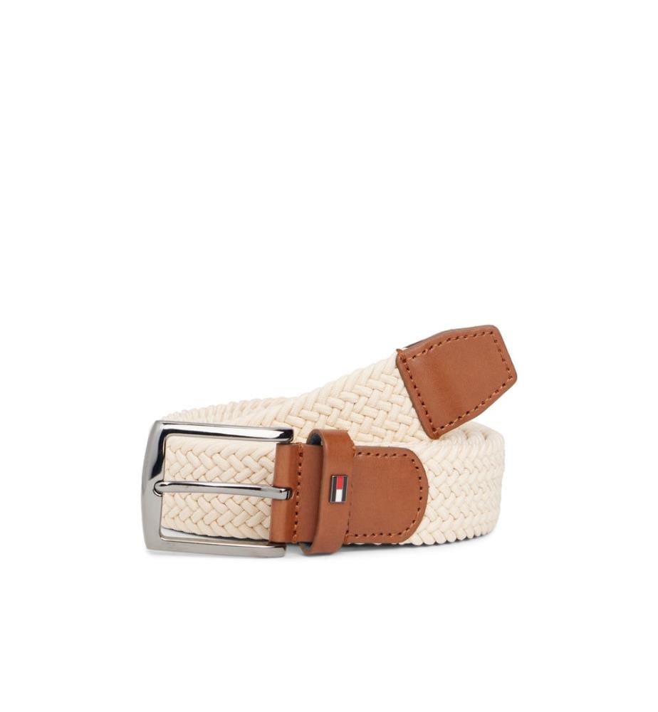 Ceinture Elastique Tissée - Blanc