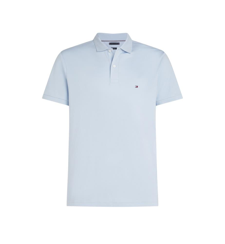 Polo Standard en Coton Fluide - Bleu Clair