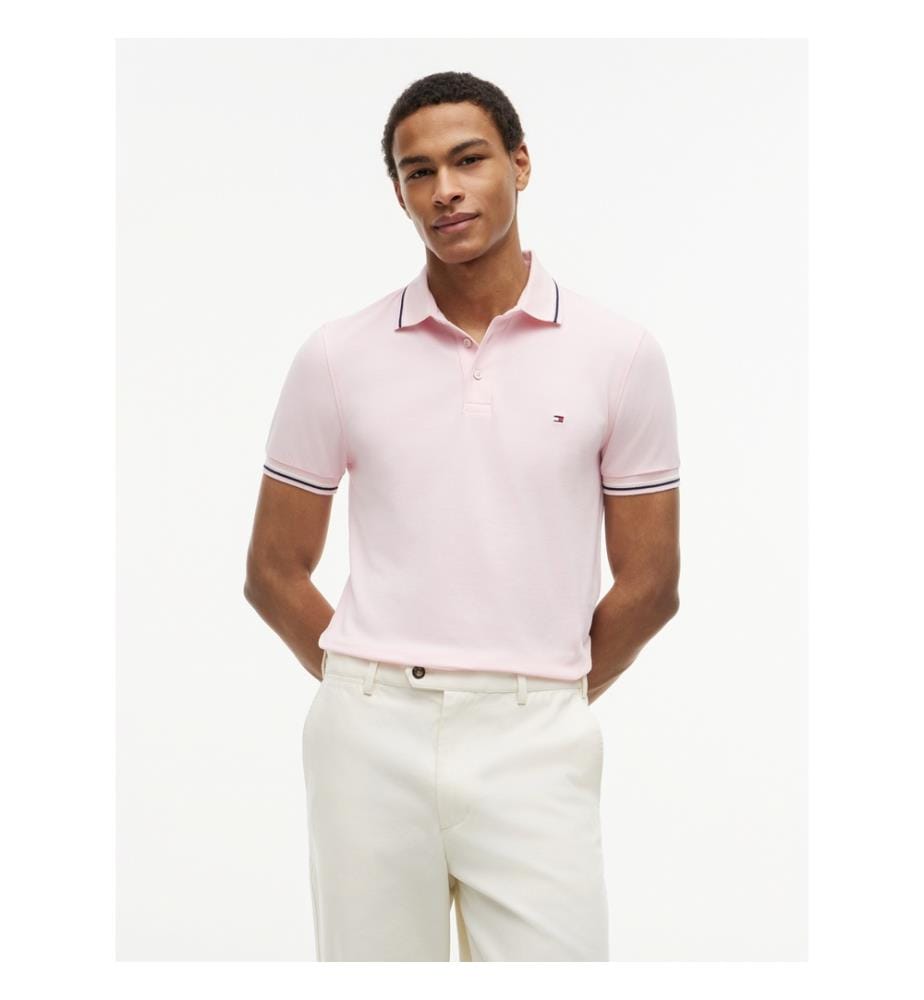 Polo à coupe slim - Lys Rose