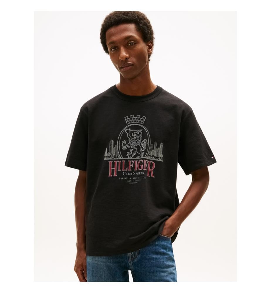 T-shirt Heritage Series Crest Tee - Noir