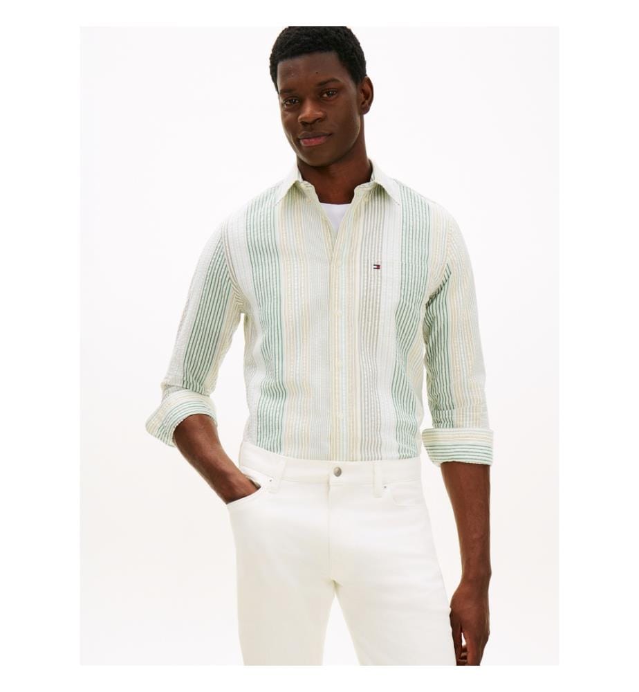 Chemise - Blanc et Vert