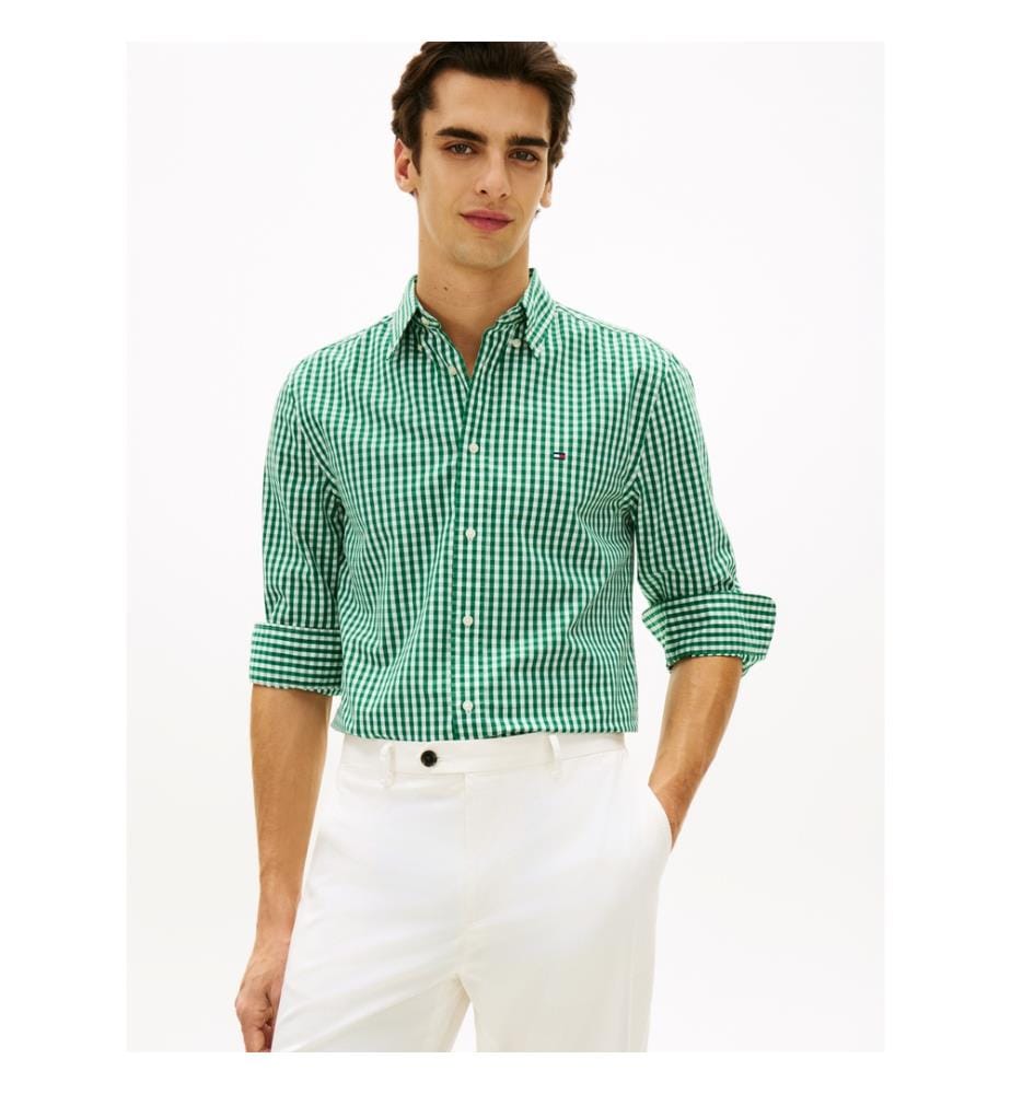 Chemise Flex Poplin Gingham - 0N1