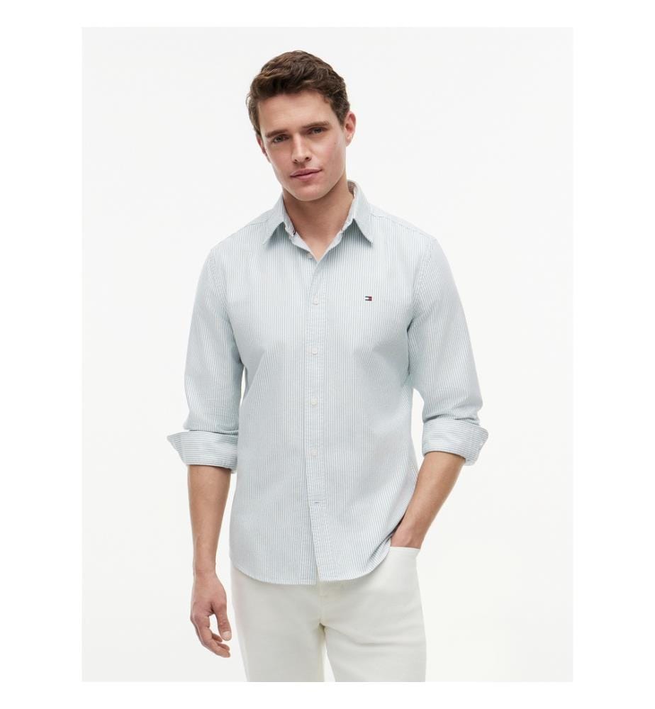Chemise à boutons Heritage Oxford Stripe RF Shirt - Vert