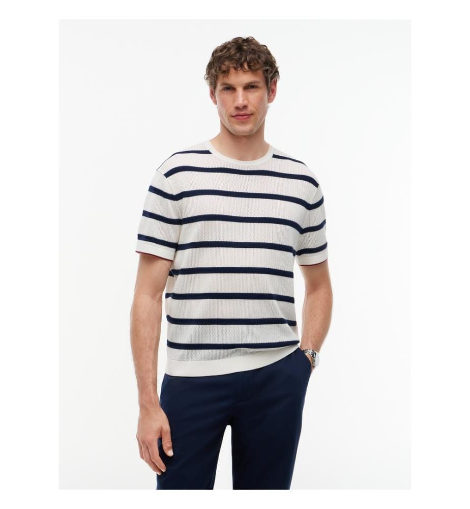 T-shirt Breton Regular Fit - Bleu