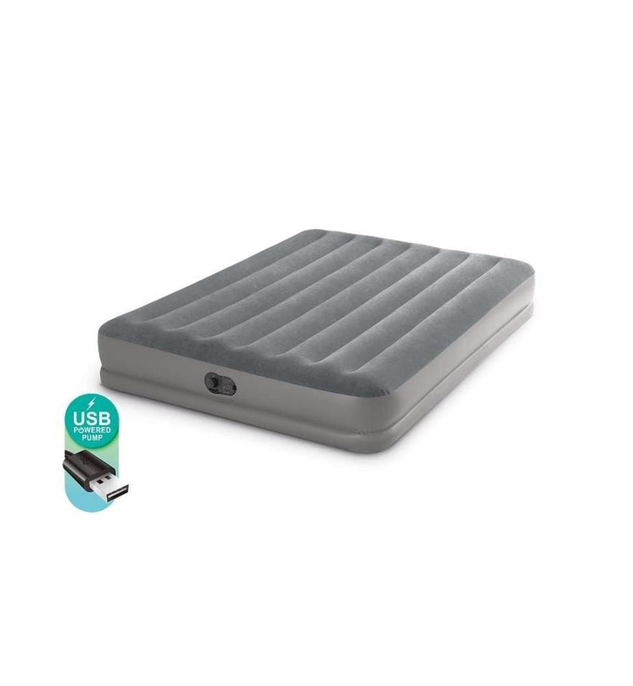 INTEX - Matelas pneumatique Standard Prestige Mid-Rise Queen 152 x 203 cm