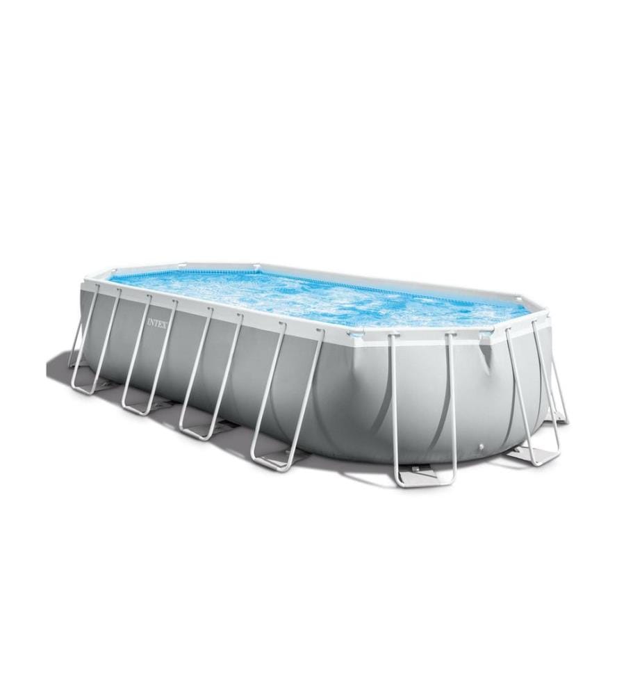 INTEX - Piscine Prism Frame Oval Set 610 x 305 x 122 cm