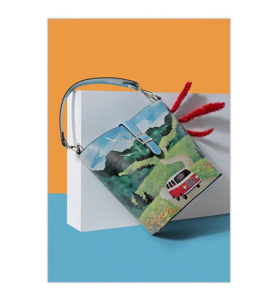 Sac à Main vegan - Blissful Journey Design - Multicolore