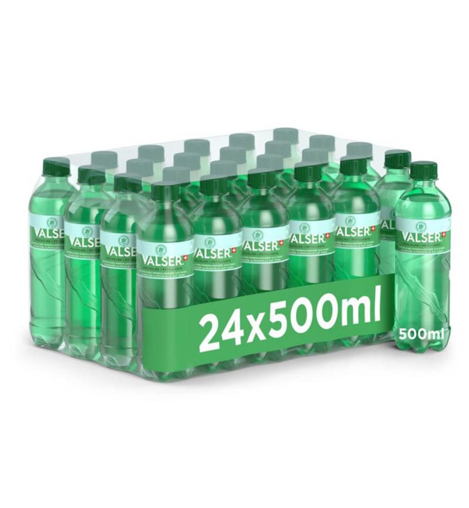 24x Valser Sparkling, Pet - 500 ml