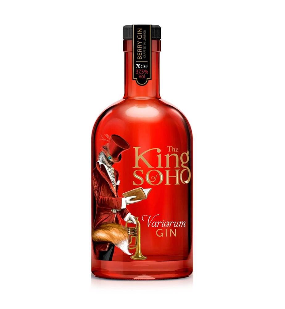 The King Of Soho Variorum Pink Strawberry Gin - 70 cl