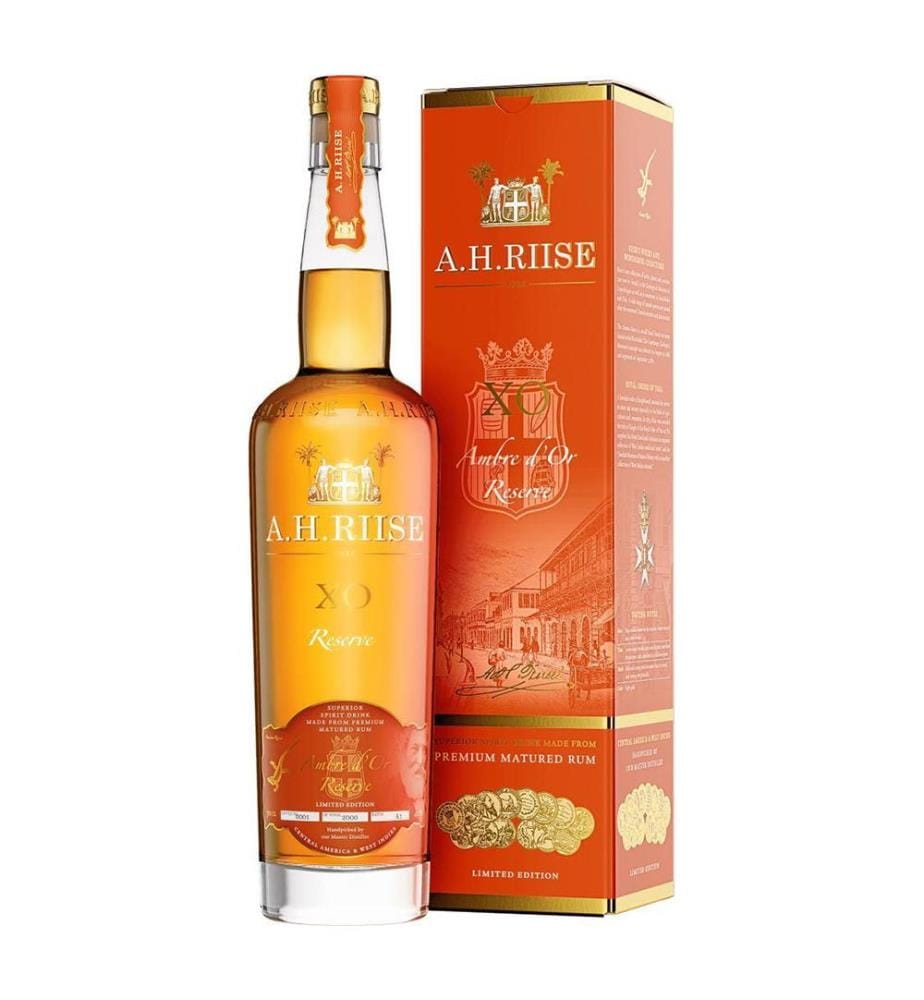 A.H. Riise XO Ambre d'Or Reserve Rum - 70 cl
