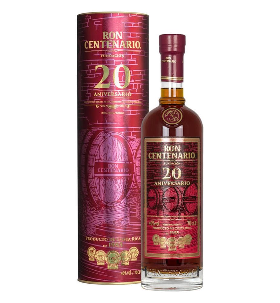 Rhum Centenario Solera Foundation 20 ans - 70 cl